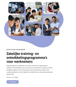 Training Voor Bedrijfsmedewerkers - Responsieve HTML5-Sjabloon