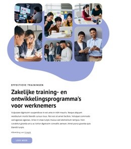 Training Voor Bedrijfsmedewerkers - Online HTML Page Builder