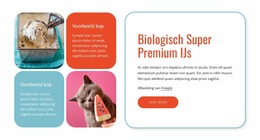 Meest Creatieve Joomla-Sjabloon Voor Biologisch Ijs