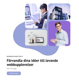 Väldesignad Webb - Responsiv HTML-Mall