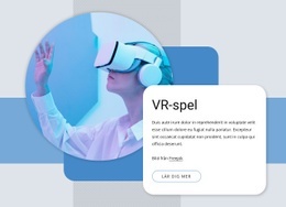 VR-Spel Och Andra - Responsiv HTML5-Mall