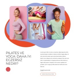 Pilates Ve Yoga Egzersizleri - HTML Writer