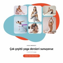 En Yaygın Yoga Stilleri - Basit Tek Sayfalık Şablon