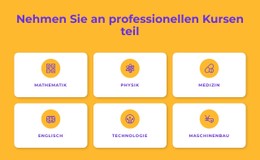 Professionelle Zertifikatsprogramme Einzelseitenvorlage