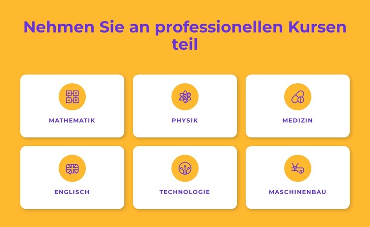 Professionelle Zertifikatsprogramme CSS-Vorlage