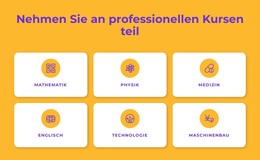 Professionelle Zertifikatsprogramme - Responsive Website