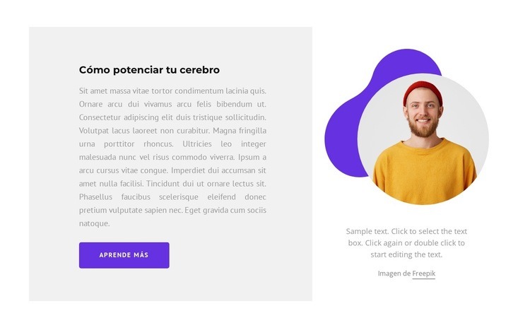 Haz crecer tus habilidades Creador de sitios web HTML