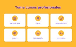 Programas De Certificados Profesionales Plantilla De Una Sola Página