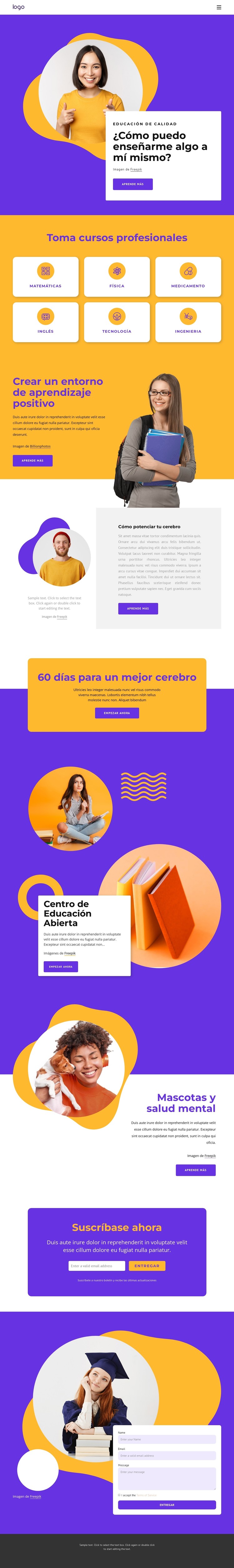 Cursos profesionales Plantilla CSS