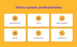 Programas De Certificados Profesionales - Plantilla Profesional De Una Página