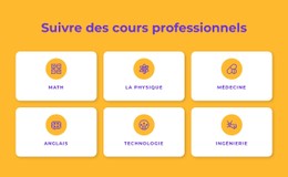 Programmes De Certificat Professionnel Modèle D'Une Seule Page