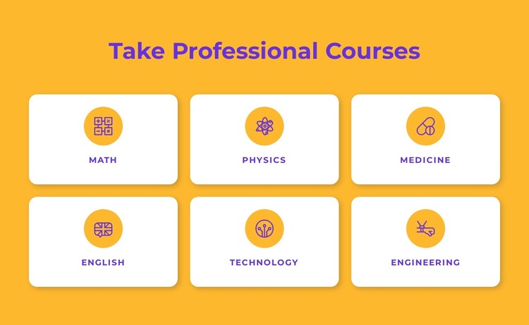 Professional certificate programs HTML5 Template