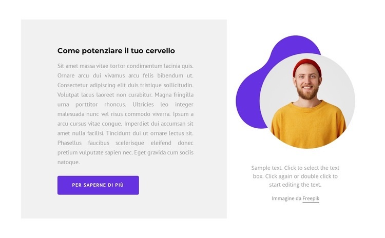 Fai crescere le tue abilità Modelli di Website Builder