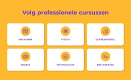 Professionele Certificaatprogramma'S Sjabloon Voor Één Pagina