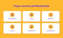 Programas De Certificação Profissional Modelo De Página Única