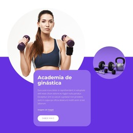 Estúdio Fitness - Modelo HTML Simples