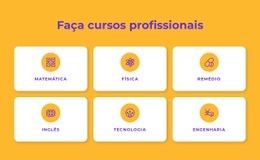 Programas De Certificação Profissional - Modelo Profissional De Uma Página