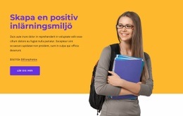 HTML-Webbplats För Skapa Ett Positivt Lärande