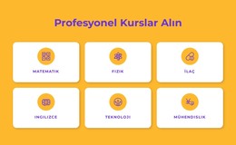 Profesyonel Sertifika Programları - Duyarlı Web Sitesi