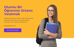 Olumlu Bir Öğrenme Yaratmak - Joomla Şablonunu Ücretsiz Indirin