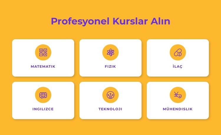 Profesyonel sertifika programları Şablon