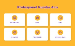 Profesyonel Sertifika Programları - Web Sitesi Şablonu Ücretsiz Indir