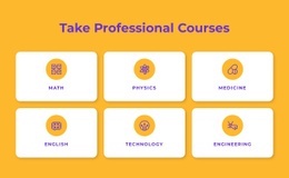 Multipurpose Web Page Design For Professional Certificate Programs