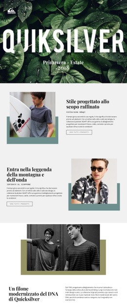 Quiksilver - Progettazione Web Multiuso