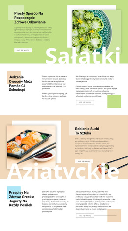 Zdrowe Menu - Łatwy W Użyciu Motyw WordPress