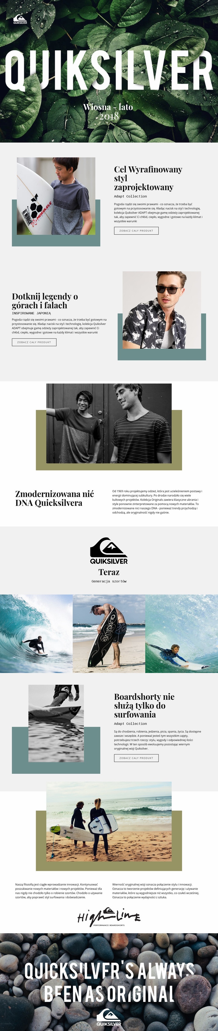 Quiksilver Szablon HTML5