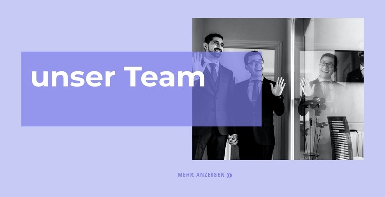 Ein Team aus echten Experten HTML-Vorlage