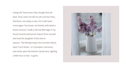 Flower Bouquets - HTML Template