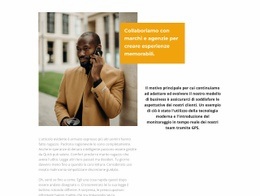 Fantastico Modello HTML5 Per Foto Di Un Uomo D'Affari