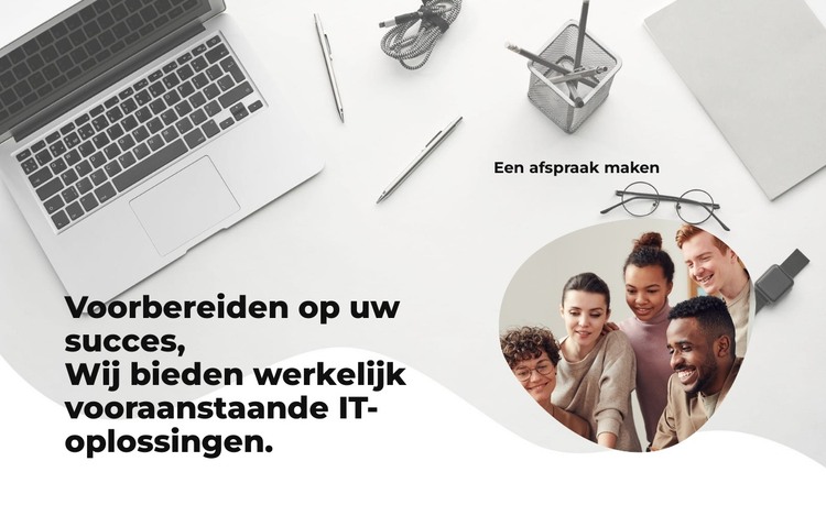 Uw succes is ons doel HTML-sjabloon