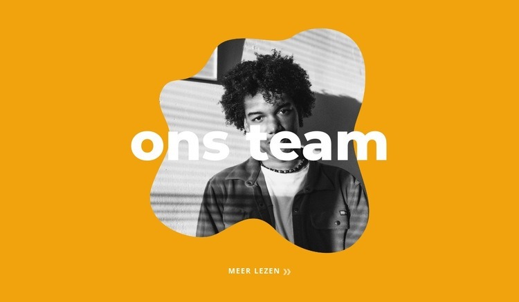 Team van de beste ontwerpers Website Builder-sjablonen