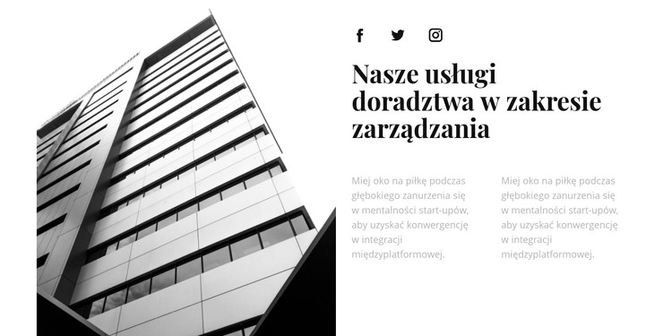 Korporacja biznesowa Szablon CSS