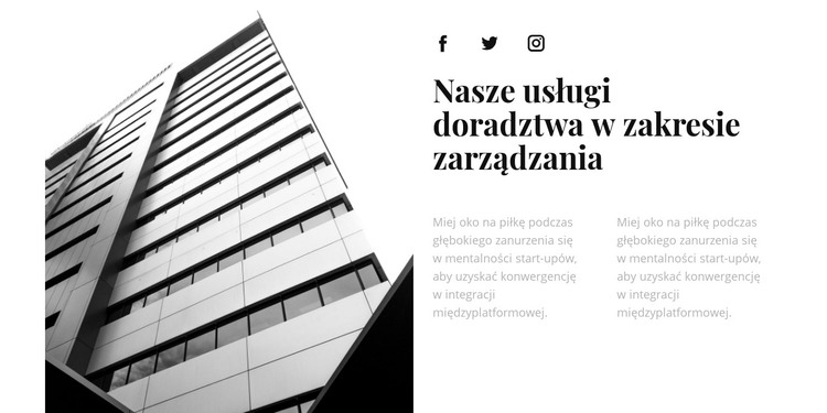 Korporacja biznesowa Szablon HTML