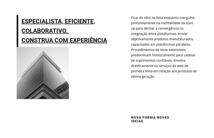 Grande corporação Template Joomla