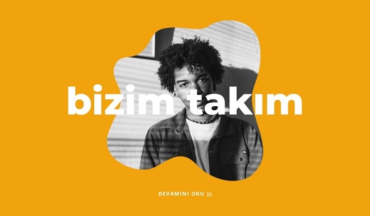 En iyi tasarımcılardan oluşan ekip Web Sitesi Mockup'ı