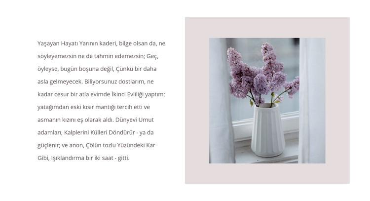 Çiçek buketleri WordPress Teması