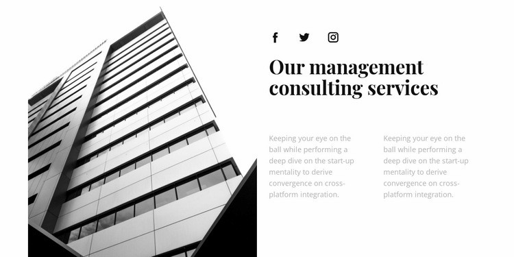 Business corporation Web Page Design