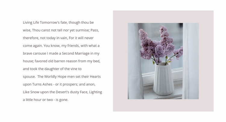 Flower bouquets Website Design
