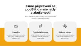 Podělte Se O Zkušenosti – Šablona Vstupní Stránky