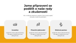 Podělte Se O Zkušenosti – Přizpůsobitelný Profesionální Design