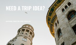 Need A Trip Idea Single Page Website