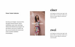 Kleider Und Röcke - Responsives Website-Design