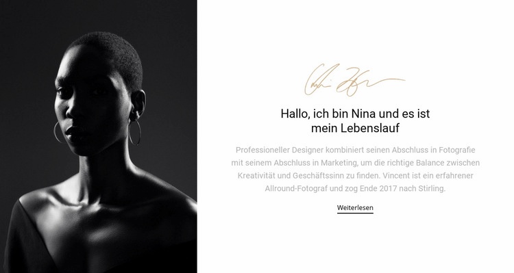 Ich bin bereit zu gehen Landing Page