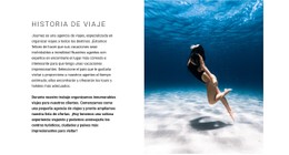 Lugares Ideales Para Bucear Plantilla De Cuadrícula CSS