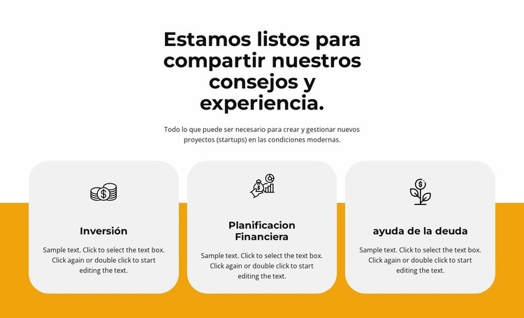 Compartir experiencia Plantilla HTML5