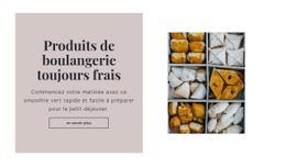 Superbe Conception De Site Web Pour Produits De Boulangerie Toujours Frais